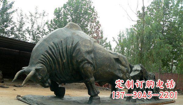 运城铜雕牛雕塑-领雕塑定制