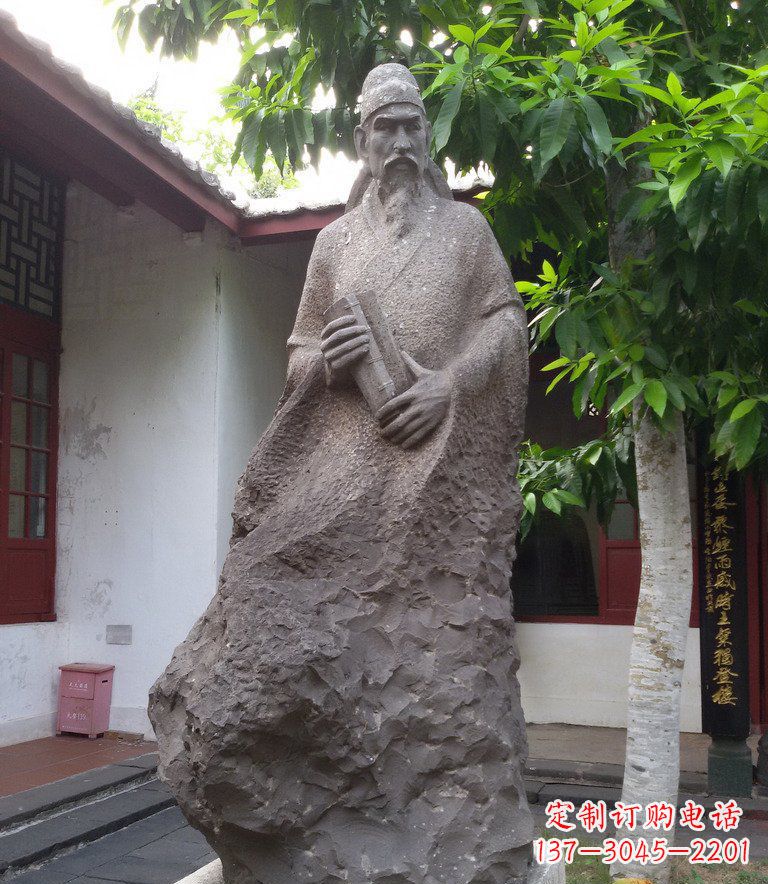 运城领先时代的名人铜雕