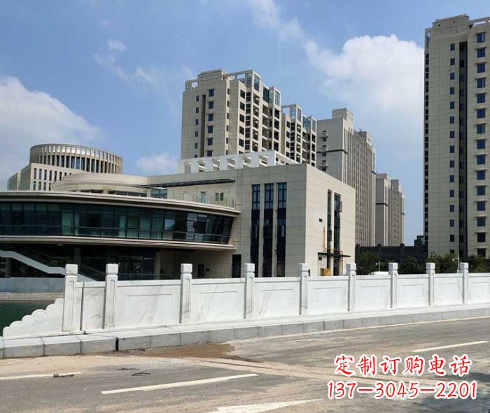 运城享受精美的广场景观大理石栏板雕塑