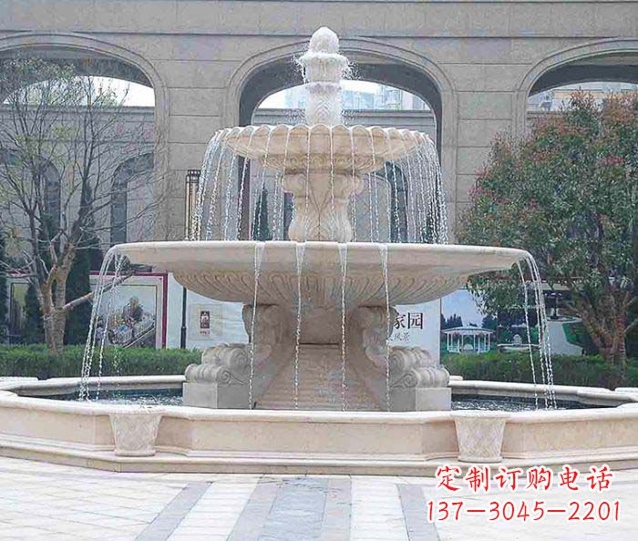 运城为广场添彩的喷泉大型石雕