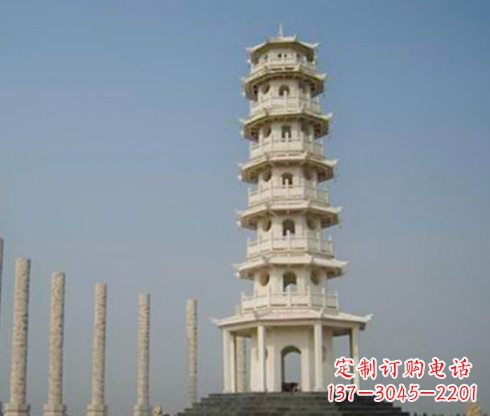 运城多层宝塔石雕:极致精美的雕塑艺术