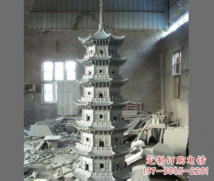 运城多层宝塔石雕,让您的景观更加出彩