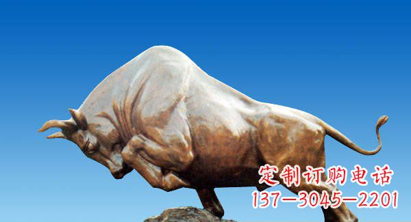 运城广场开荒拓荒牛铜雕