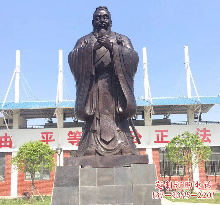 运城具有传统文化气息的孔子雕塑