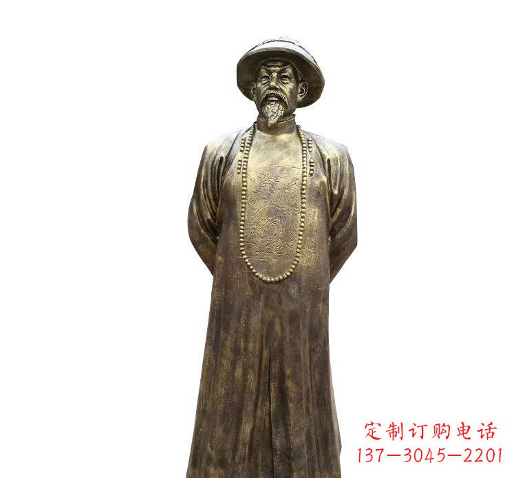 运城纪念林则徐的铜雕精品