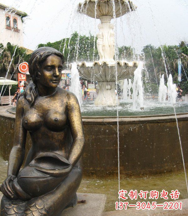 运城海螺景观铜雕展现经典之美