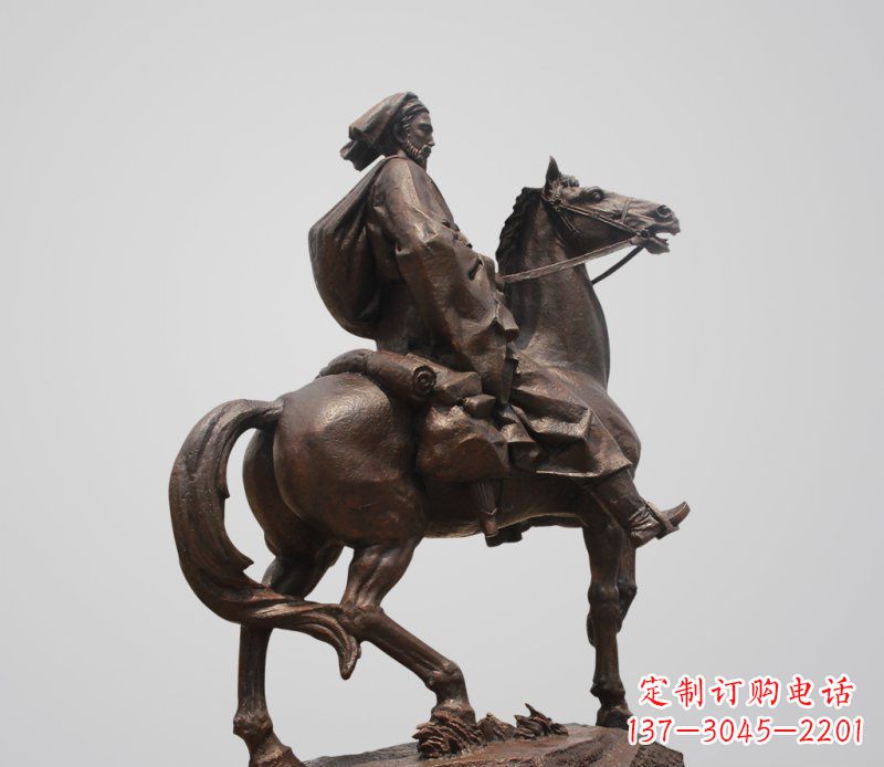 运城典雅欧式骑马人雕塑