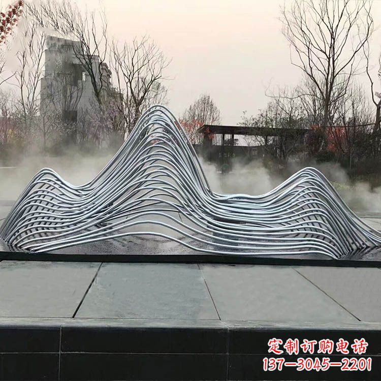 运城专业定制不锈钢假山雕塑