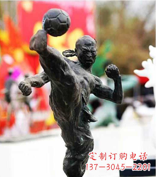 运城足球雕塑:展现无限自由