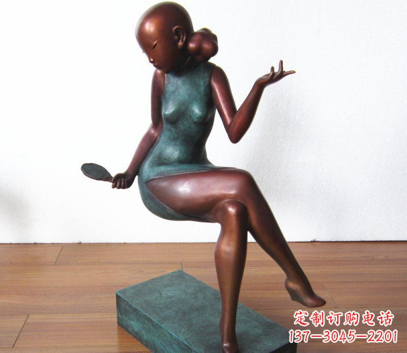 运城高雅美女铜雕,展现优雅唯美