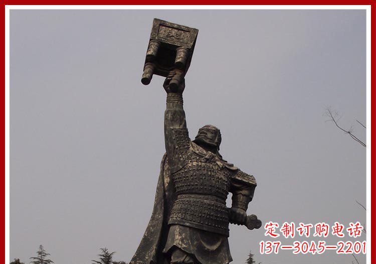 运城铜雕威武将军雕塑,雕刻极致端庄风采