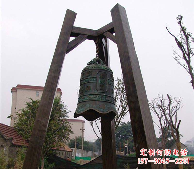 运城大型铜钟雕塑——倍受关注的雕塑定制品