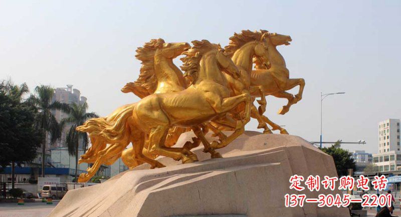 运城铜雕马群,让城市展现出最壮观的风采