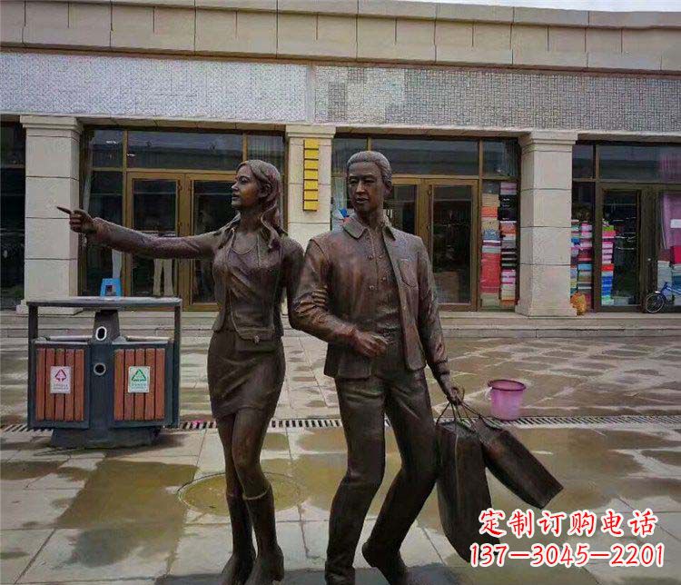 运城唯爱永恒:情侣雕塑