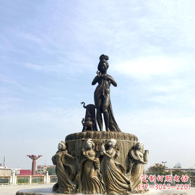 运城贵妃出浴景观雕塑,打造大象魅力