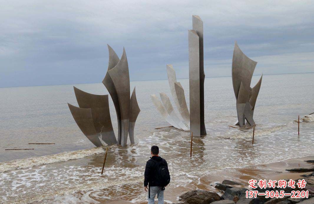 运城海洋船帆雕塑——送给宁静海滩的时刻