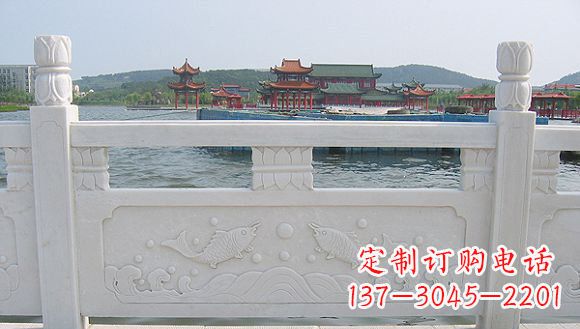运城海边汉白玉栏板雕塑