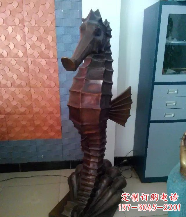 运城海马铸铜动物雕塑,品质保证