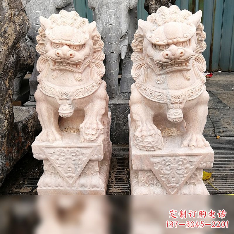 运城汉白玉北京狮子雕塑
