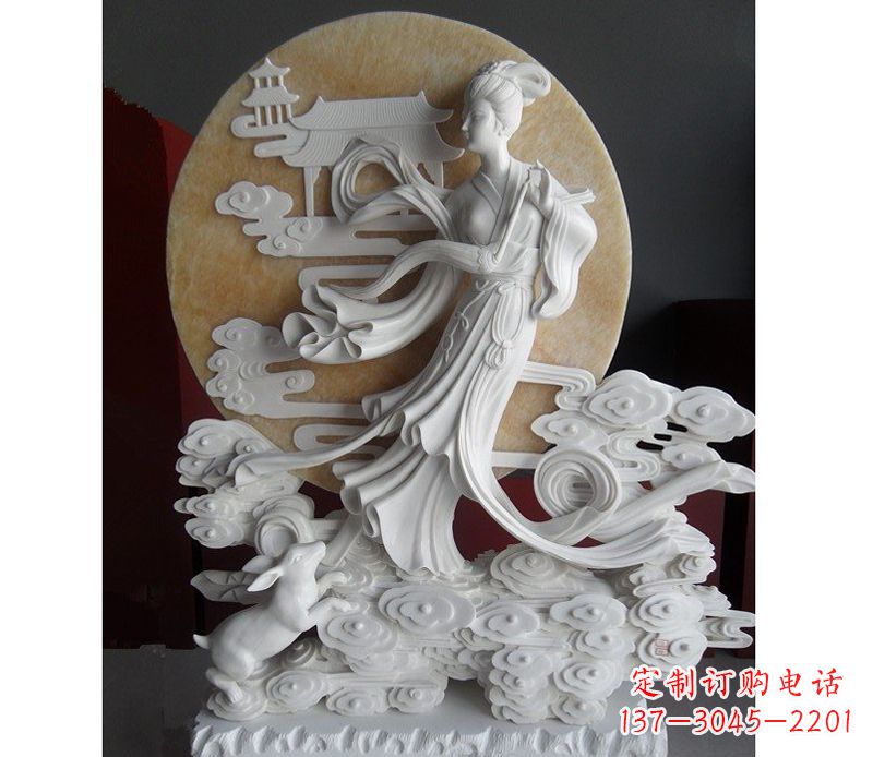 运城汉白玉雕塑,传承神话传奇