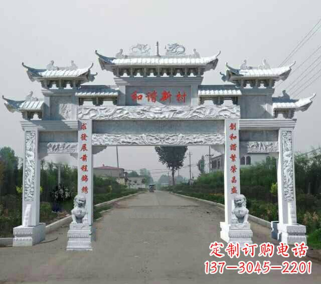 运城领雕塑|高品质牌坊雕塑