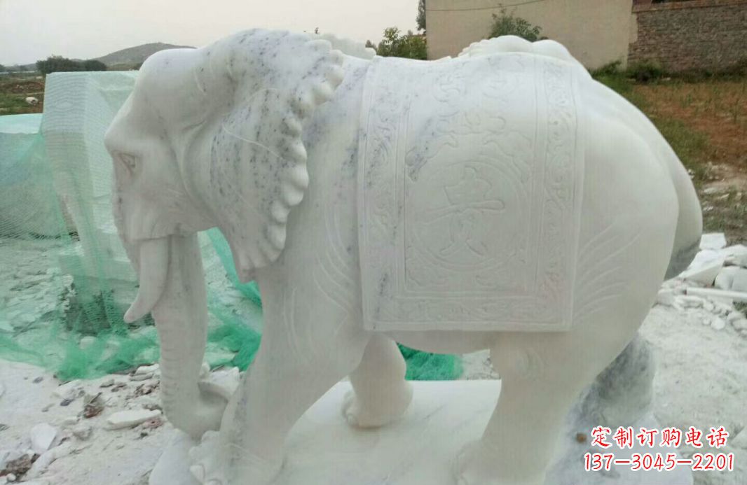 运城中领雕塑推出的定制高贵大象雕塑,使用优质…