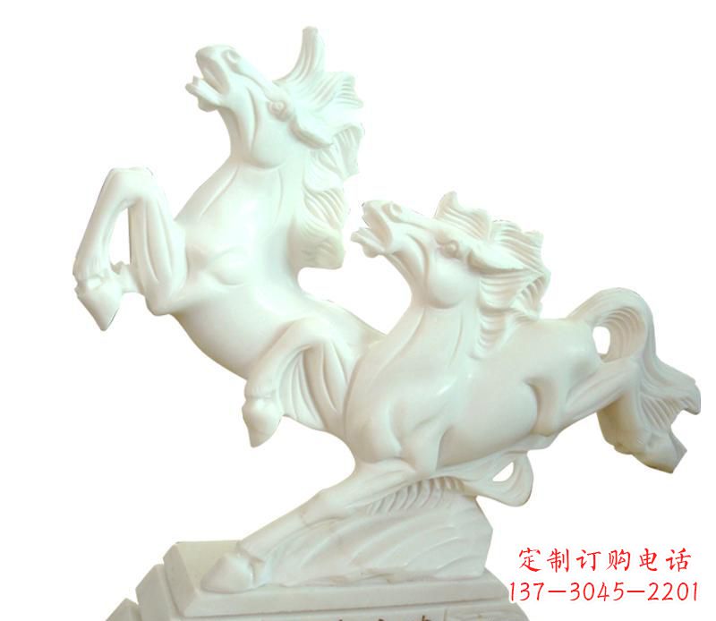 运城中领雕塑:精美细腻的汉白玉动物雕塑