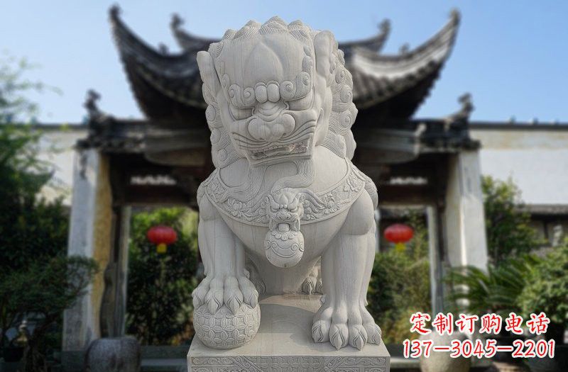 运城仿故宫狮子石雕,精心打造文化艺术之作