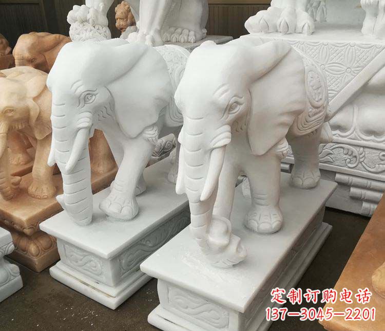 运城独特的大象雕塑造型精美