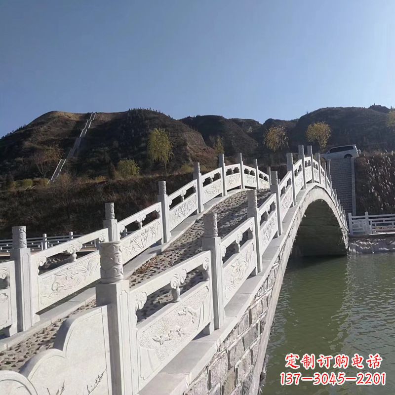 运城汉白玉路桥石栏杆雕塑
