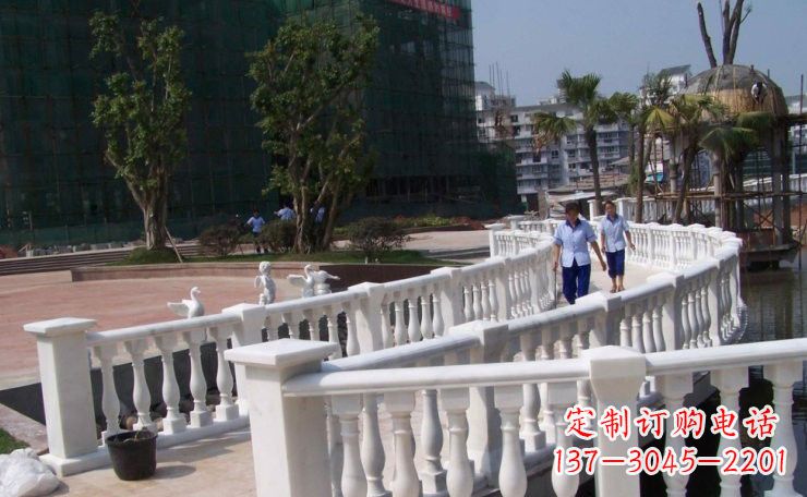 运城美轮美奂的汉白玉欧式栏杆雕塑