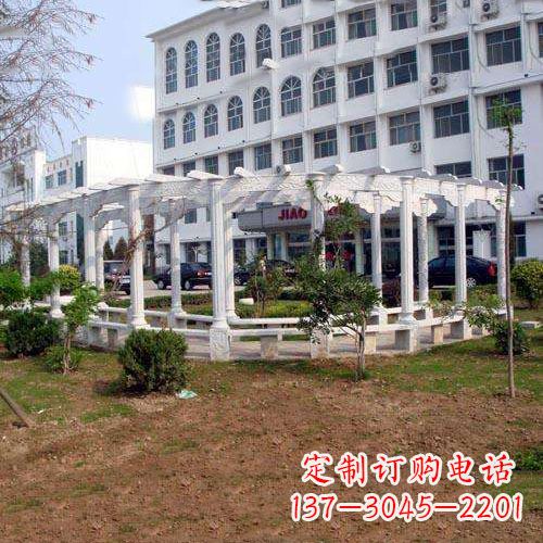 运城汉白玉雕花架,完美融合欧式石雕