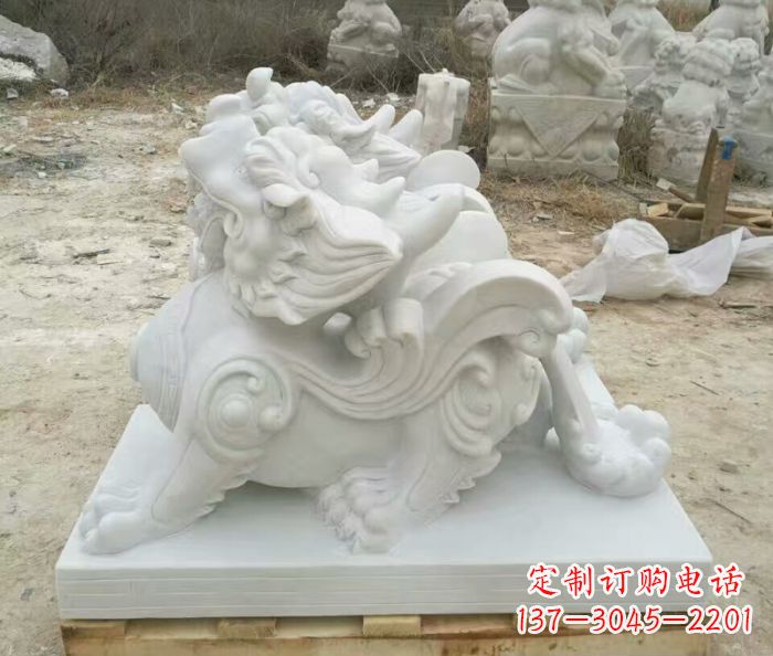 运城精美貔貅门口招财石雕