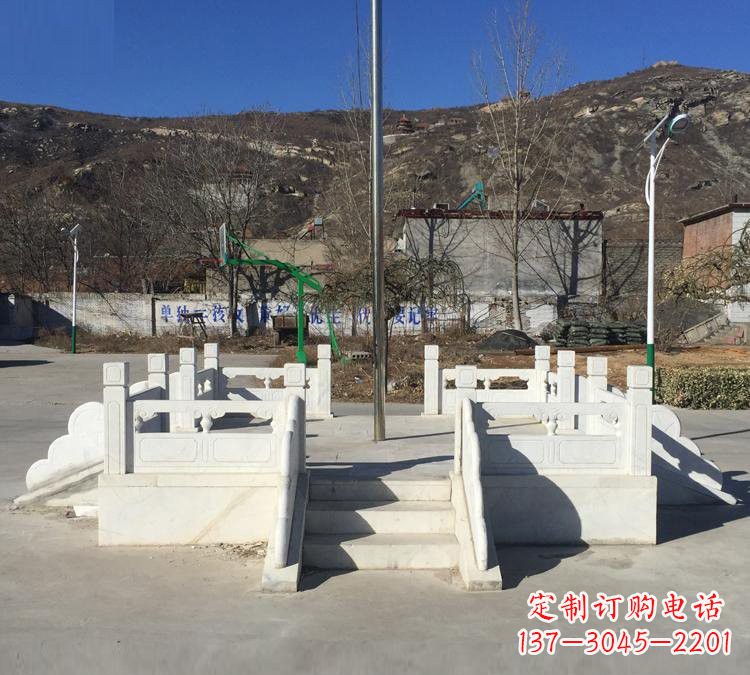 运城汉白玉雕刻的精致升旗台