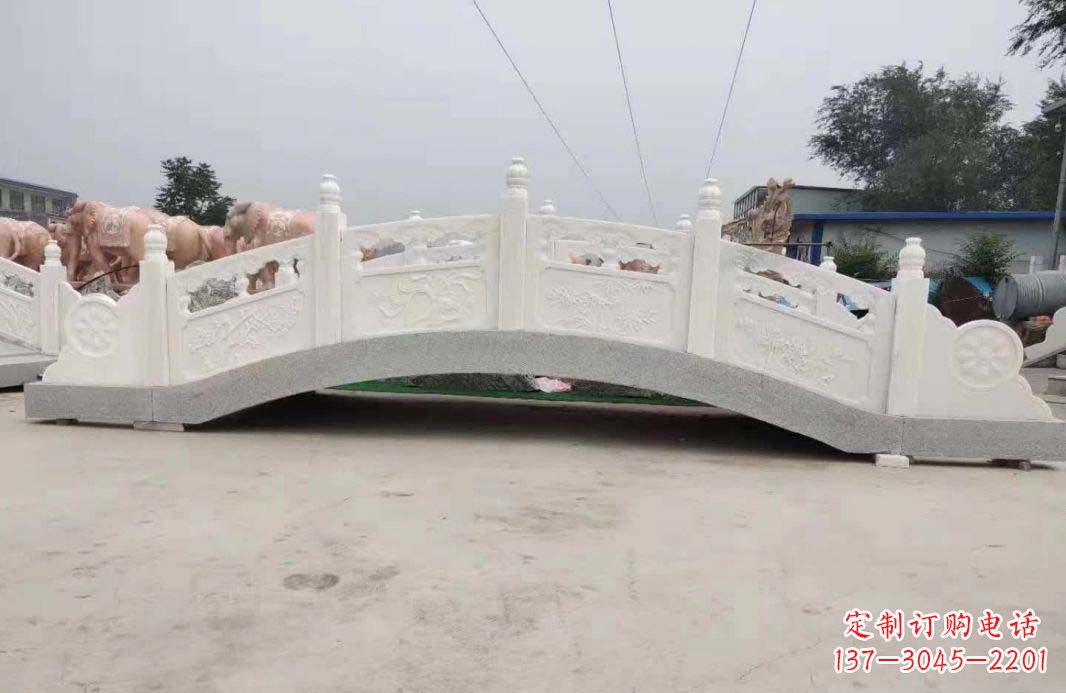 运城汉白玉石桥雕刻,高雅与和谐的完美结合