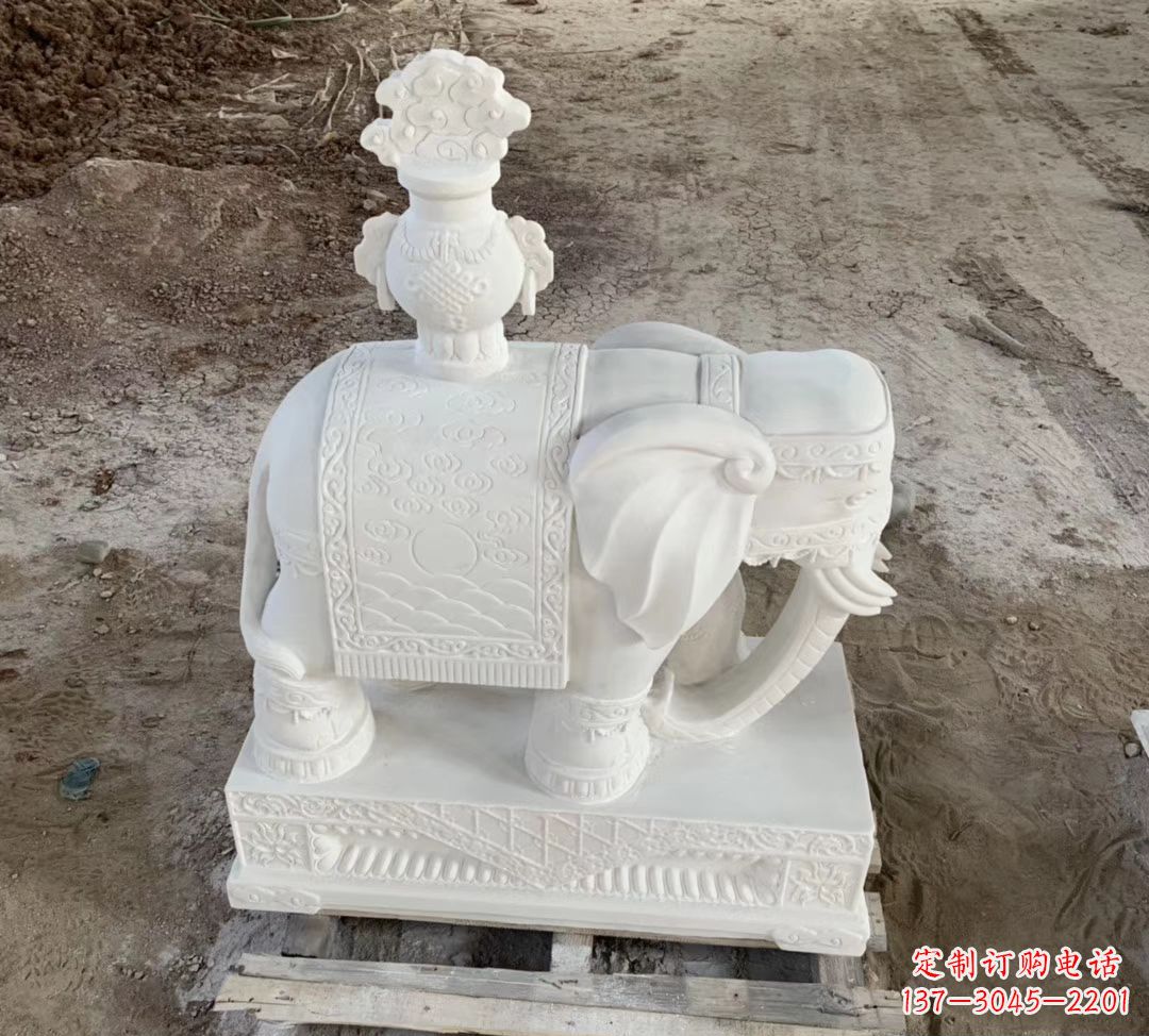运城精美绝伦,汉白玉宝瓶雕塑