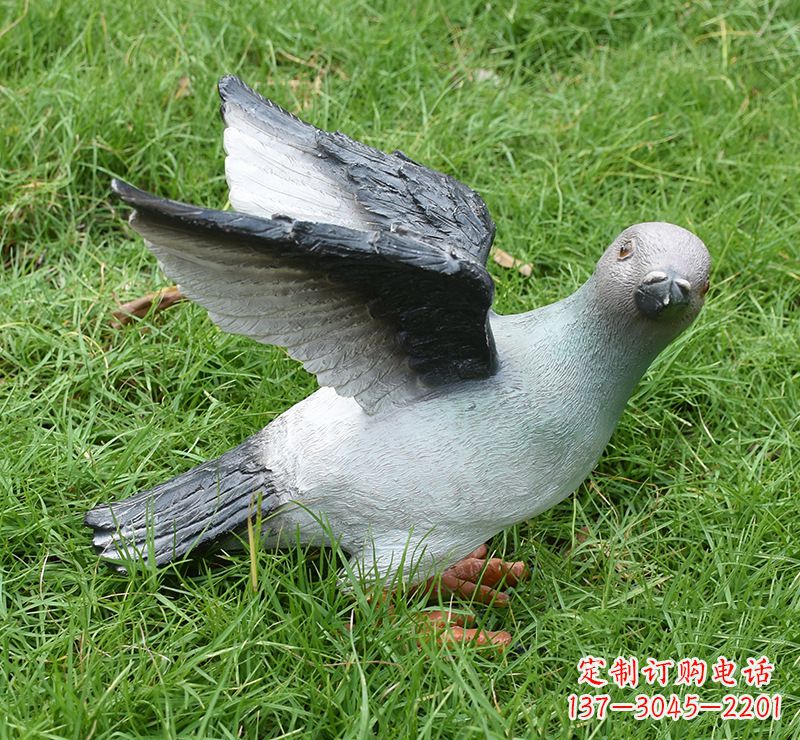 运城和平鸽雕塑:宣告世人的爱与和平