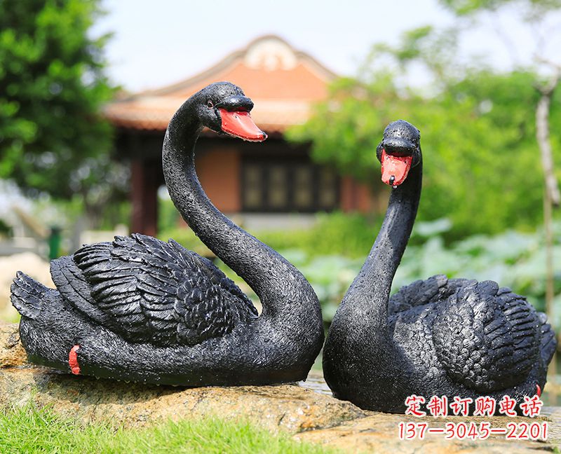 运城黑天鹅玻璃钢仿真雕塑