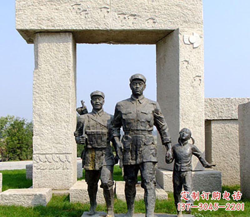 运城红军公园雕塑，精致而独特