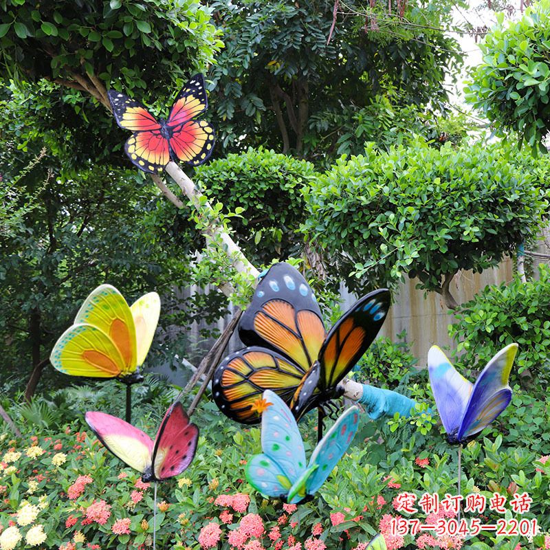 运城蝴蝶玻璃钢仿真雕塑
