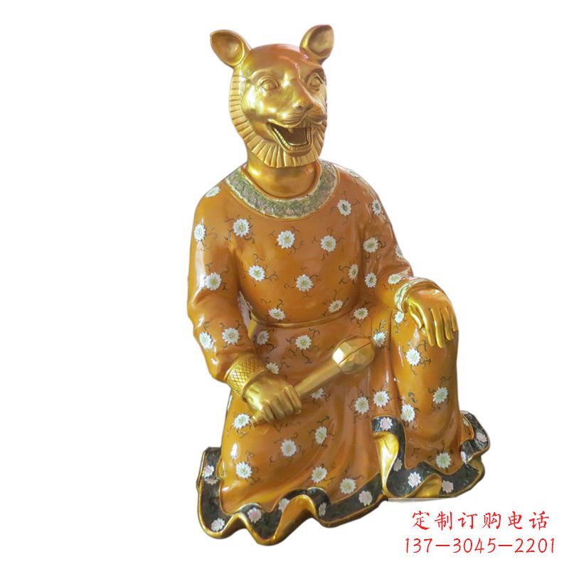 运城中领雕塑玻璃钢彩绘生肖雕塑