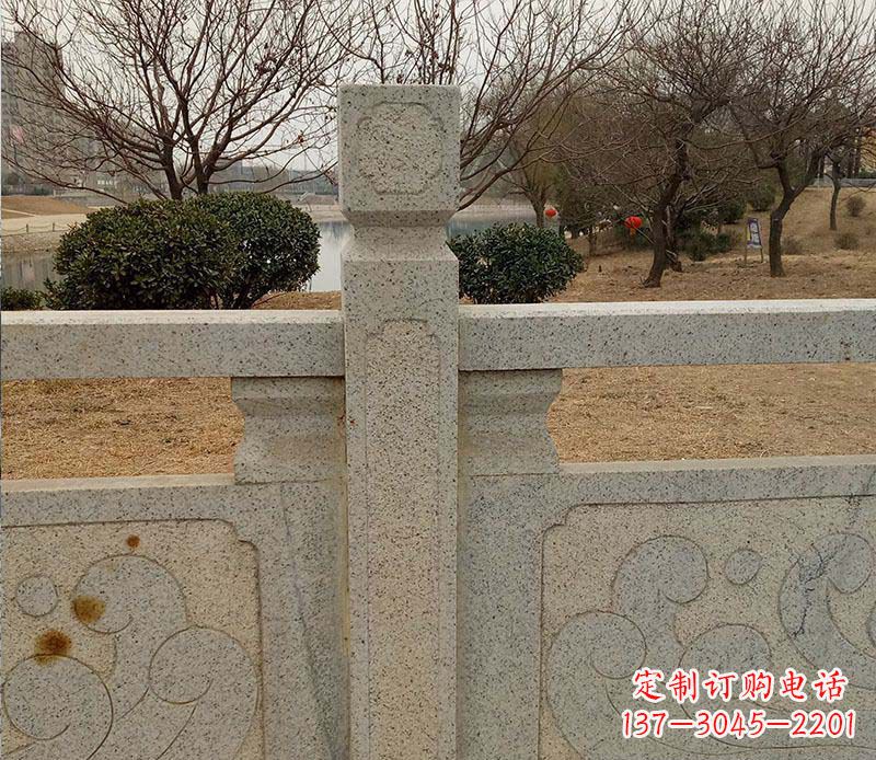 运城定制户外大理石栏板雕塑