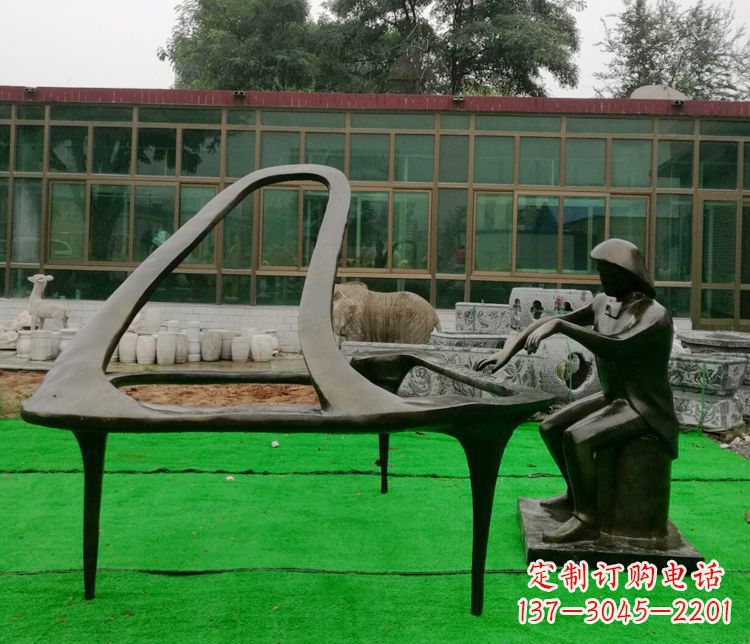 运城精美钢琴雕塑,完美结合实用性与艺术美感