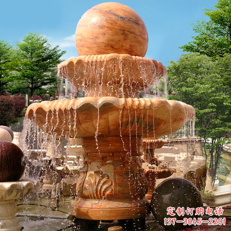 运城花岗岩石雕塑风水球,汇聚优雅与高贵