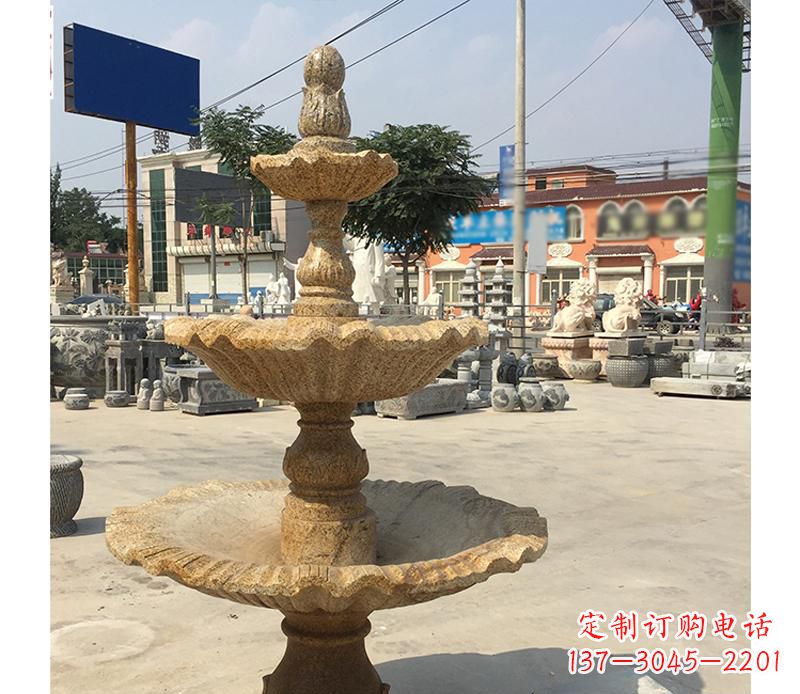 运城中领雕塑花岗岩双层景观喷泉