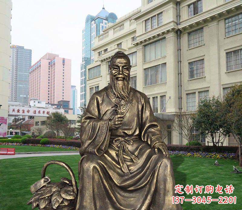 运城精美古典——华佗古代名人铜雕