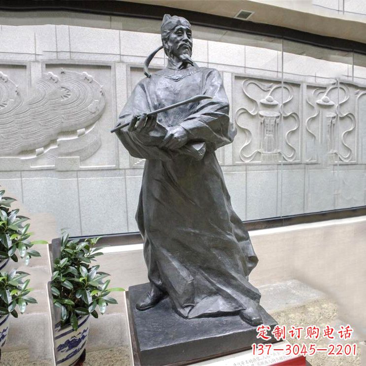 运城铸就历史——吴道子雕塑