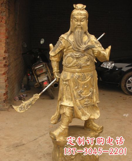 运城优美勇猛的关公雕塑