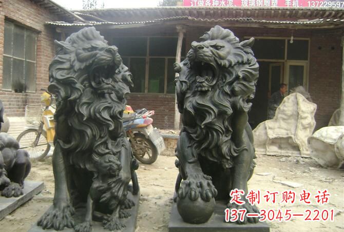 运城高质量铜制狮子雕塑