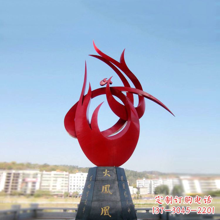运城火凤凰不锈钢雕塑，凝聚精致，传递闪耀